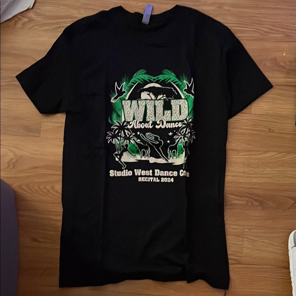 Next Level Apparel Black Wild Dance Tee